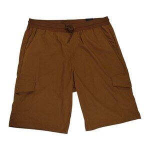 Kenneth Cole Mens Brown Cargo Shorts With Adjustable Waistband & Pockets Size 46